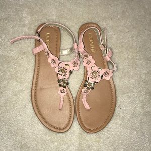 Floral sandals